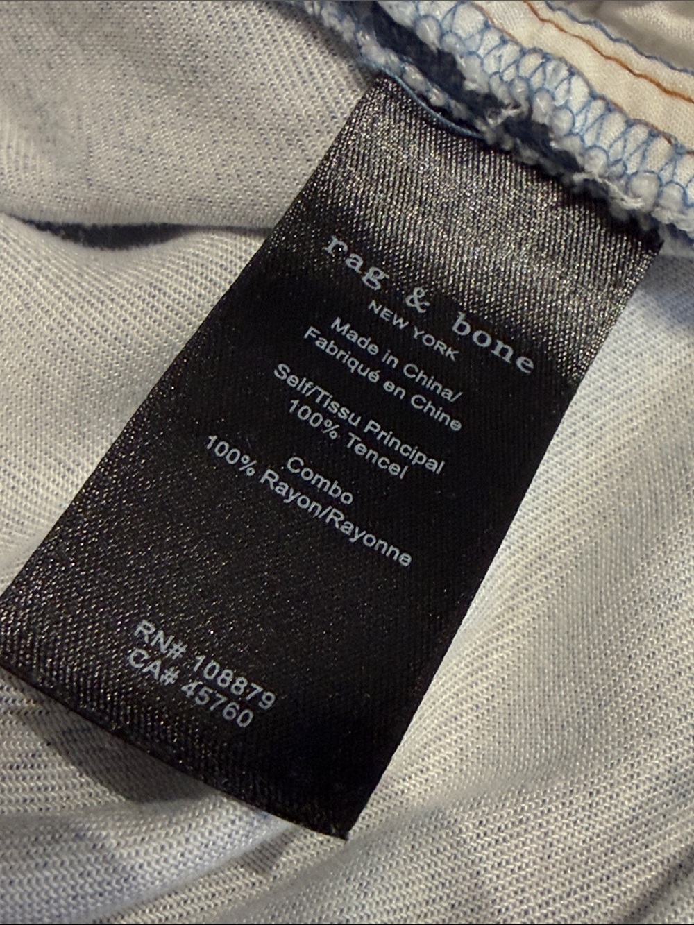 New Rag & Bone Alex Liquid High Rise Straight - Picture 11 of 13